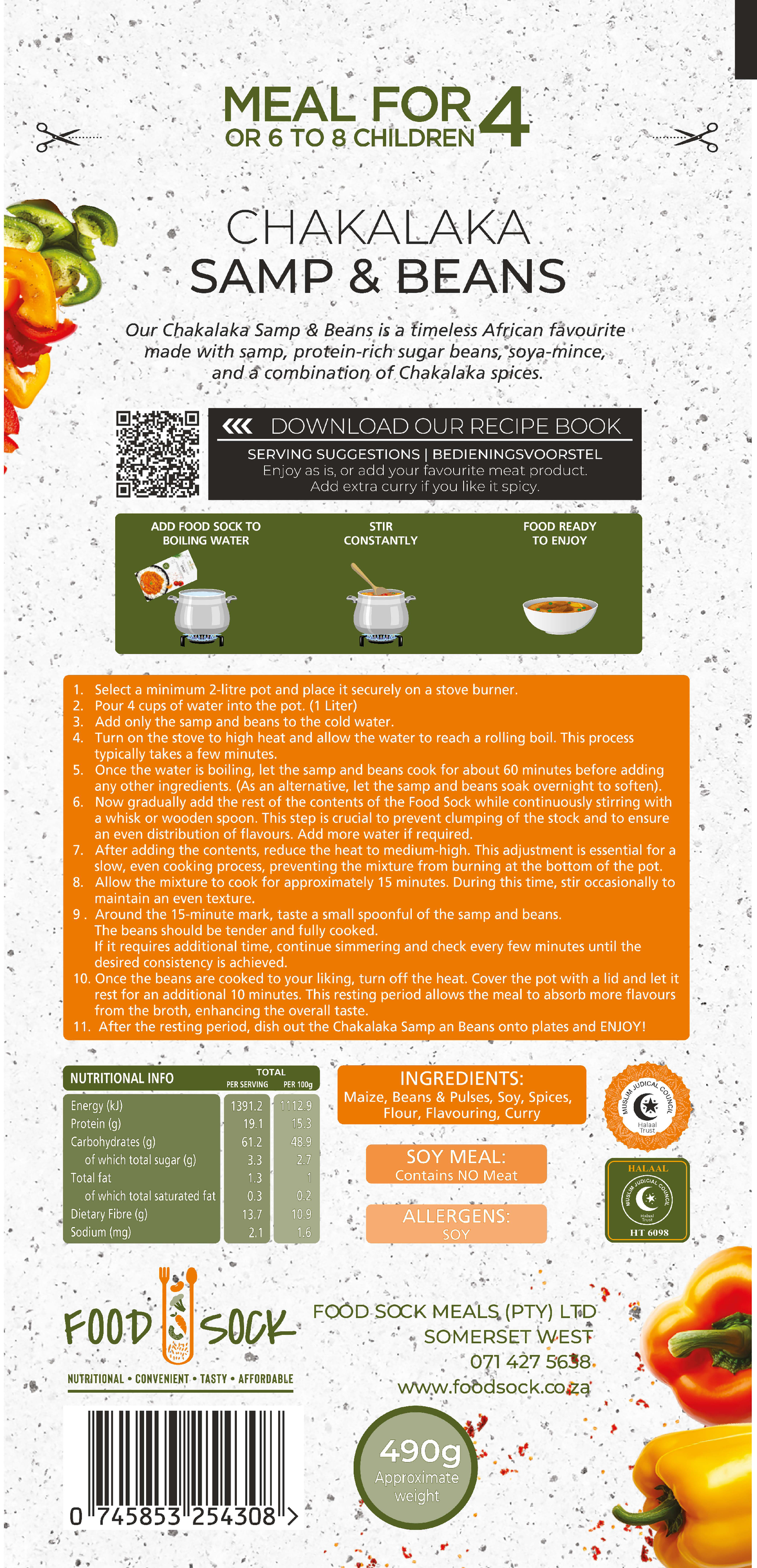 Chakalaka Samp & Beans