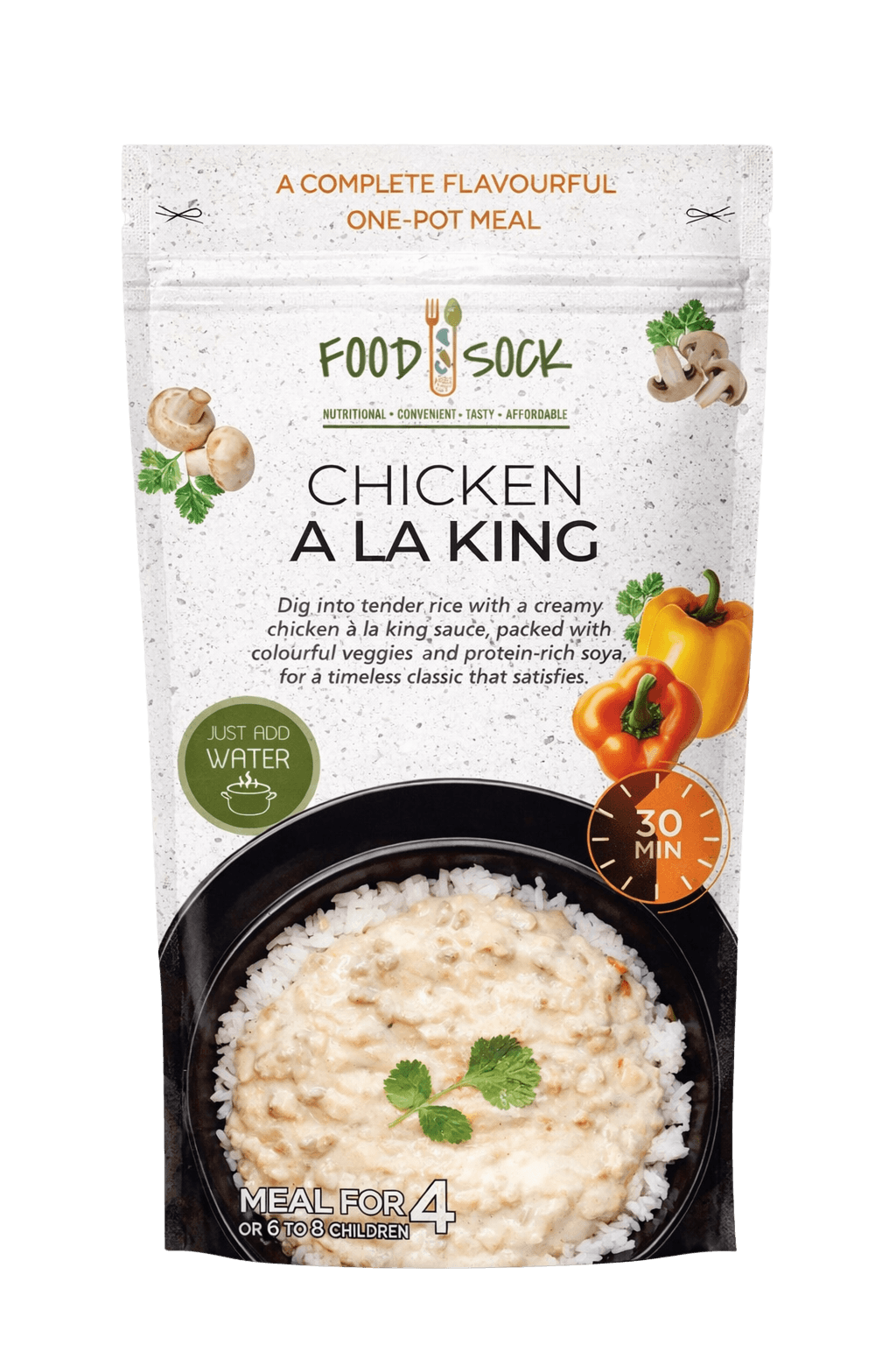 Chicken a la King Food Sock