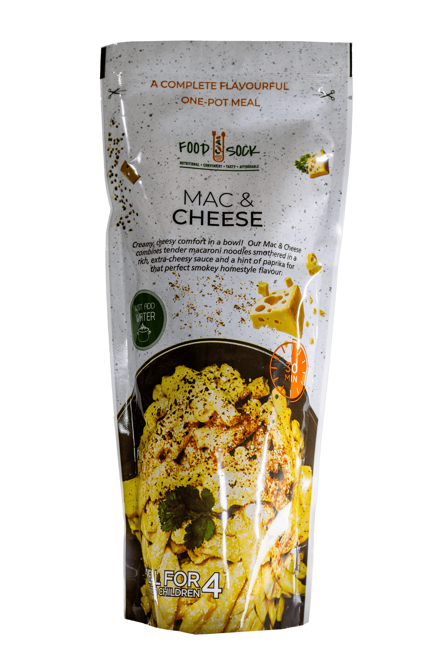 Mac & Cheese Food Sock