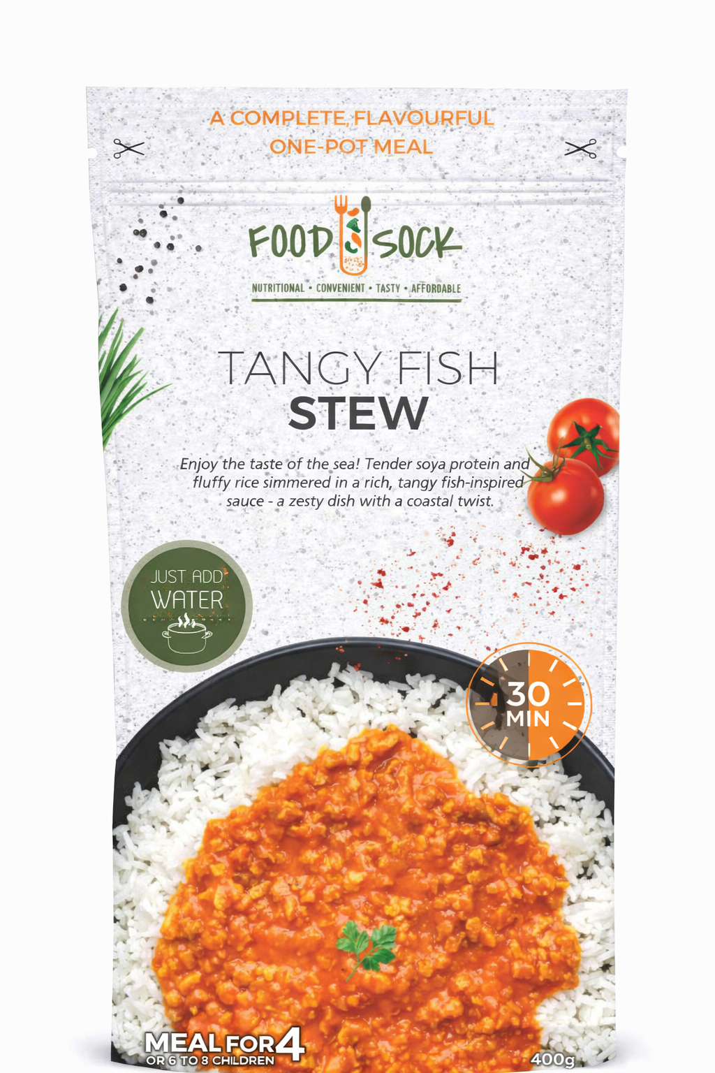 Tangy Fish Stew Food Sock